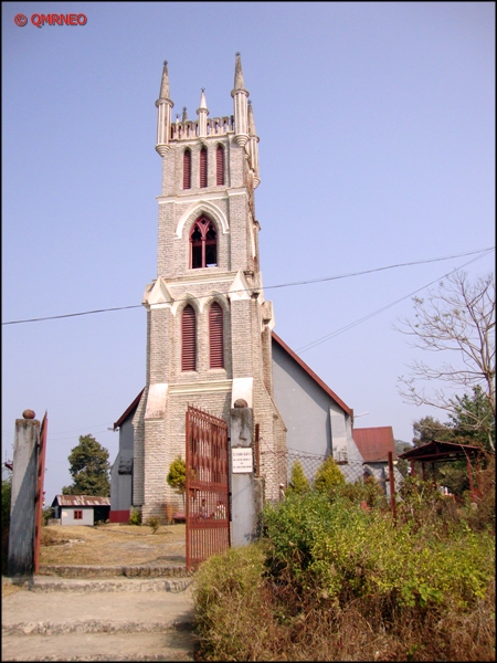 Macfarlane memorial church, entrance, kalimpong mntravelog